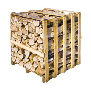 Palivové štěpané dřevo (SUROVÉ) na paletě, 33 cm