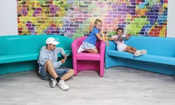 čalúnené kreslo a dvojkreslá MUŠLA